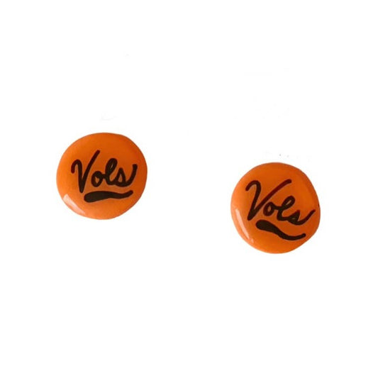 Vols Studs | Tennessee, Orange, Sports, Gifts