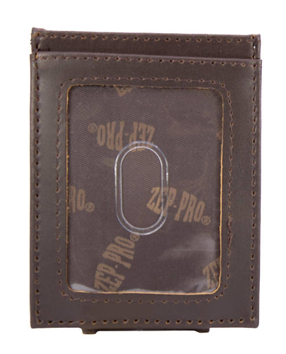 Tennessee Vols Magnetic Front Pocket Old School Camo Leather Wallet.