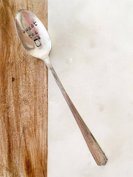 Sweet Tea Vintage Stamped Spoon