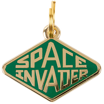 Space Invader Collar Charm