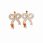 White and Orange Bow Jewelry | Gifts, Tennessee, Vols
