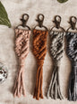 Neutrals Macrame Keychain | Bag Charm
