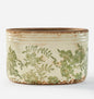 Stoneware Oval Botanical Planter