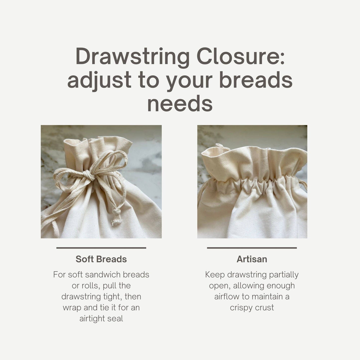 Reusable Bread Bag, Sourdough Storage and Tools, Bread Box