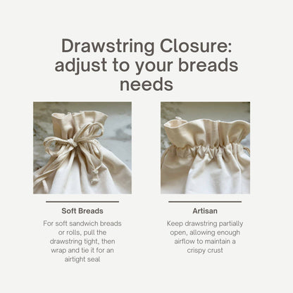 Reusable Bread Bag, Sourdough Storage and Tools, Bread Box