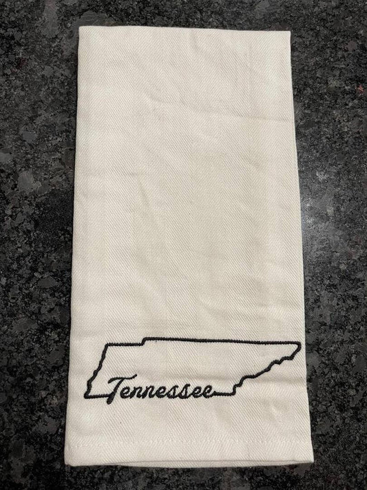 Tennessee Word Tea Towel