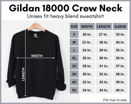 Gildan Heavy Blend Crewneck Sweatshirt Sublimation 18000