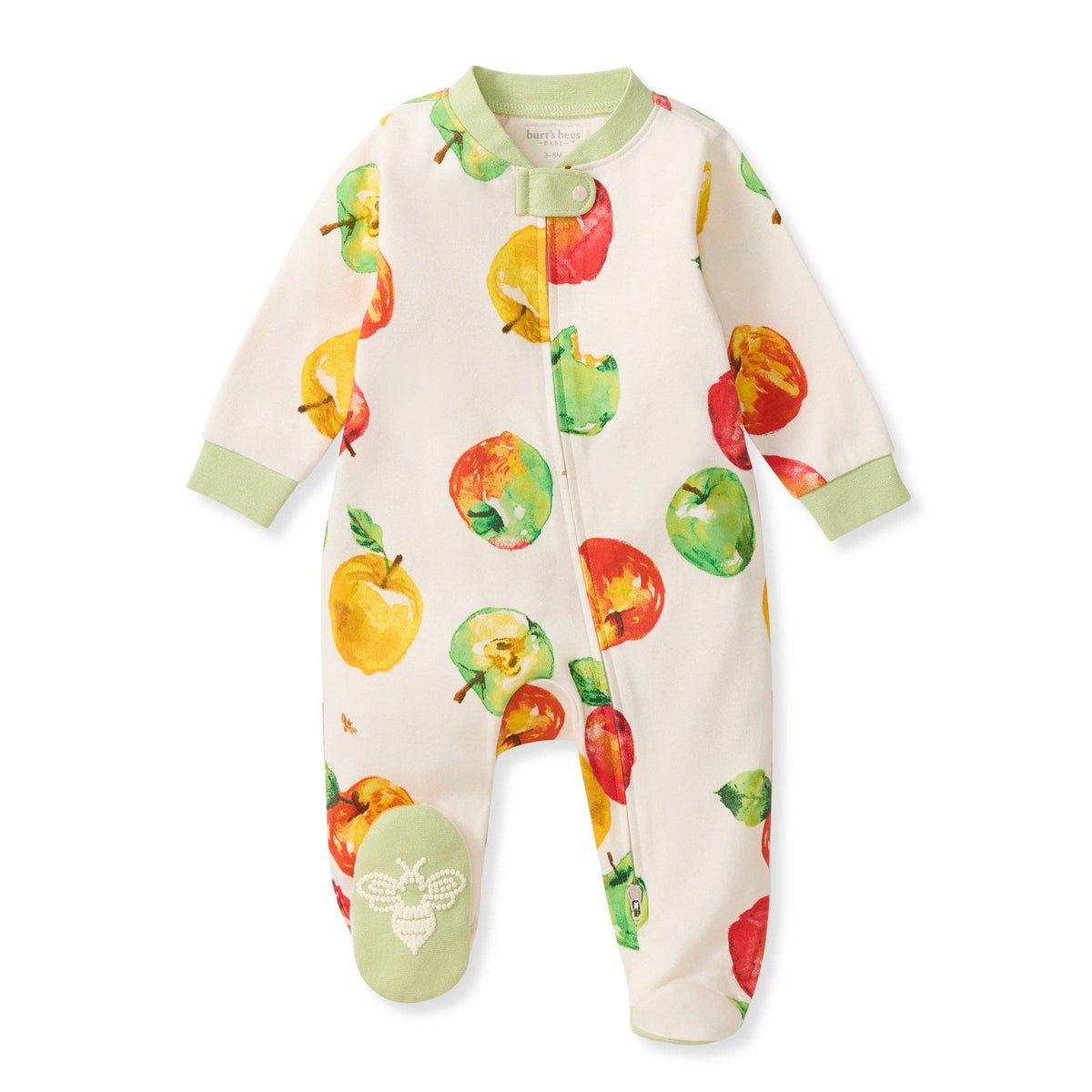 Apple Picking Organic Cotton Sleep & Play Footed
