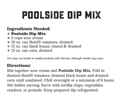 Coastal Kitchen- Poolside Dip Mix - NEW RELEASE