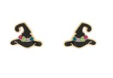 Halloween Witch Hat Stud Earrings