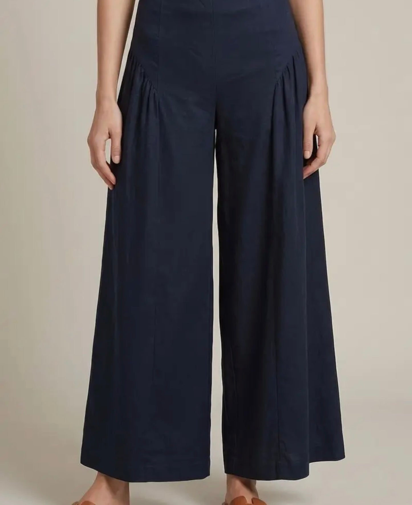 Extended Waist Colette Wide Leg Pants