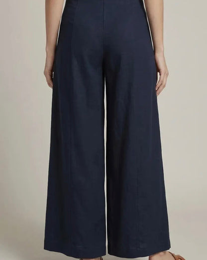 Extended Waist Colette Wide Leg Pants