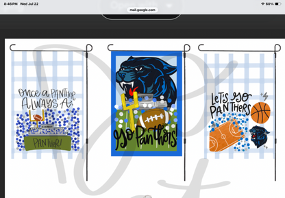 Panthers Garden Flag