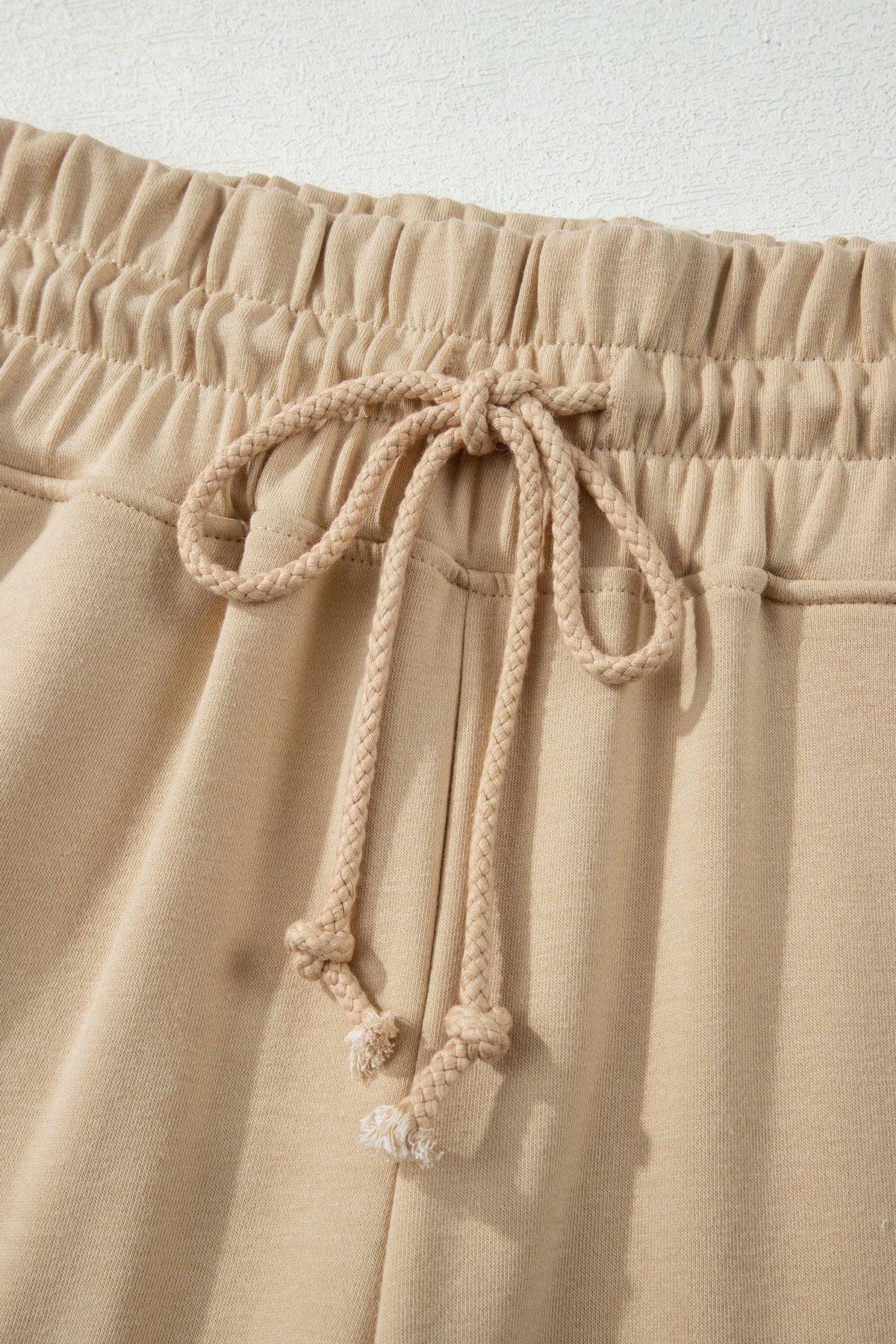 Loose Tee Drawstring Wide Leg Pant Set