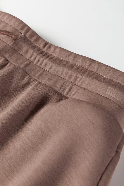 Drop Shoulder Pullover Drawstring Mini Skirt - 2 Piece Outfit