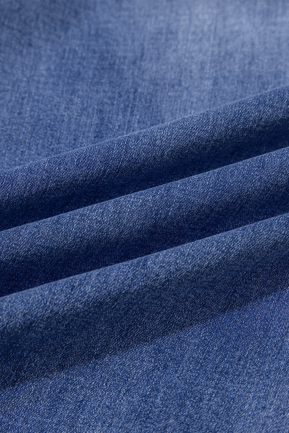 Beau Blue Tailored Center Seam Detail Straight Jeans