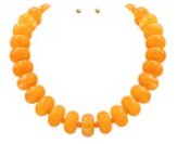Rondelle Bead Necklace Set