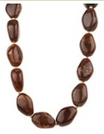 Color Marble Stone CCB Ball Necklace