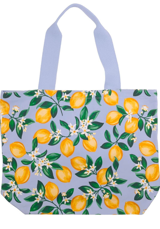 Draper James Lemon Canvas Tote