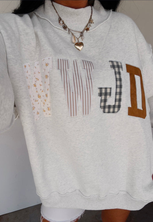 WWJD mock neck