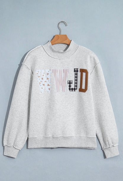 WWJD mock neck
