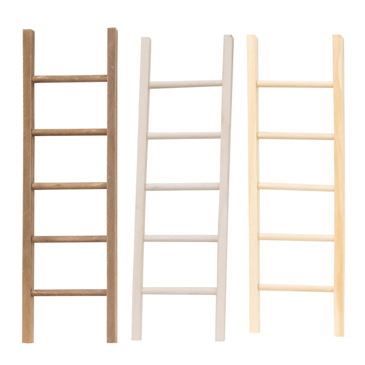 Large Wooden Ladder, 3 Assorted