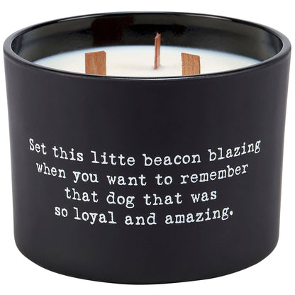 Loyal Dog Poetry Candle