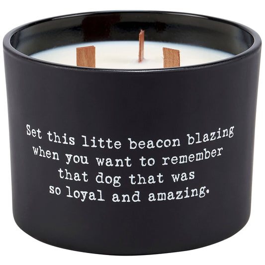 Loyal Dog Poetry Candle