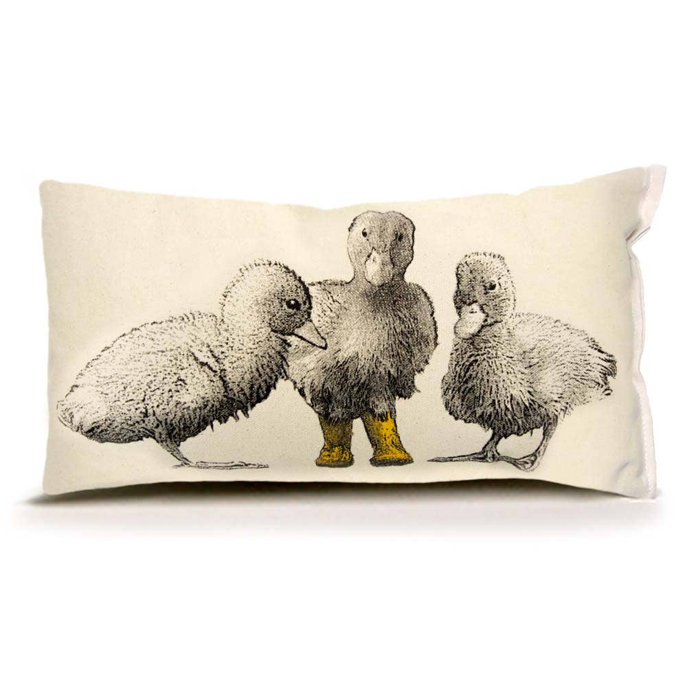 Duck with Boots 1 Small Pillow