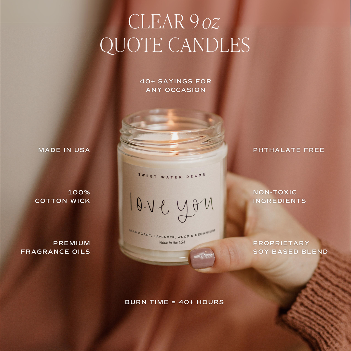 Best Grandma Ever 9 oz Soy Candle