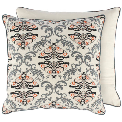 Moth Skull Pillow