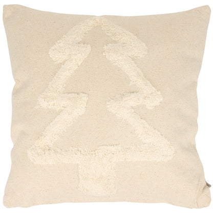 Tufted Christmas Tree Pillow