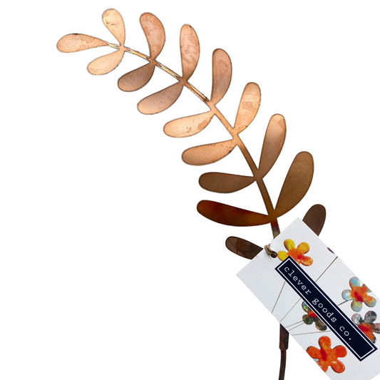 New lower price - Large Copper Fern Frond