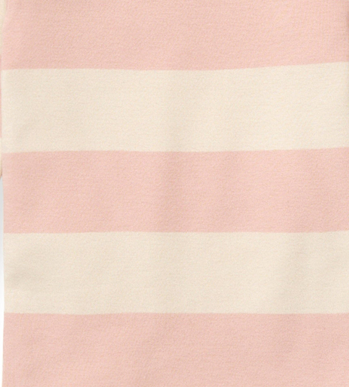 Rugby Stripe Organic Cotton Sleep & Play - Pink Sand