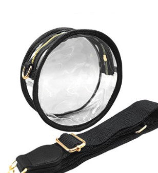 Clear Round Stadium Crossbody Bag