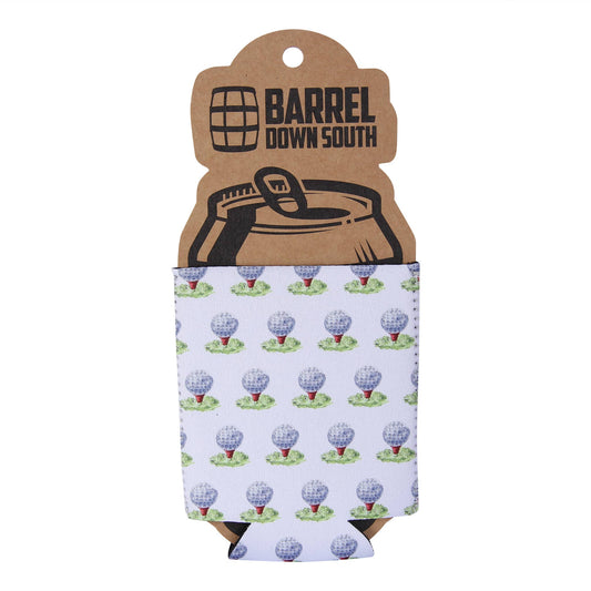 Golf Balls Golfing Gift Can Cooler
