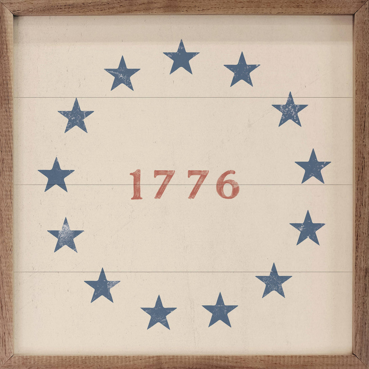 1776 With Stars White