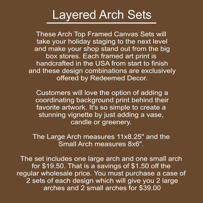 Layered Set Pumpkin Window Canvas Art