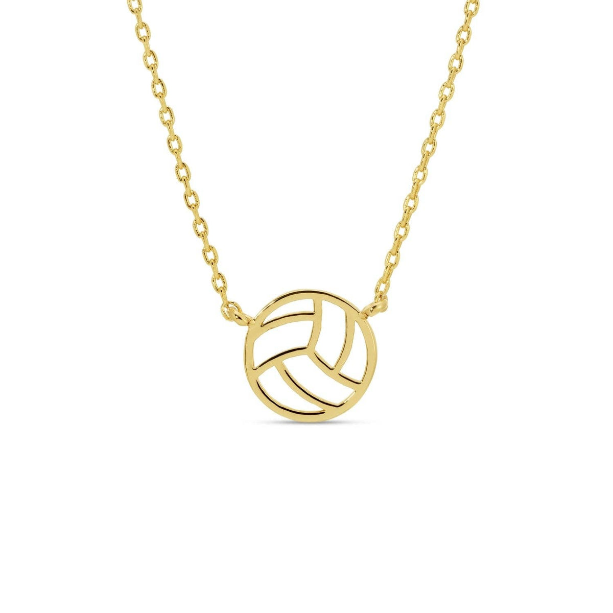 Game Day Minimalist Volleyball Sports Necklace