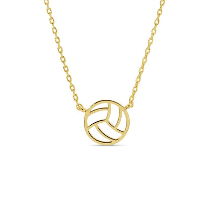 Game Day Minimalist Volleyball Sports Necklace