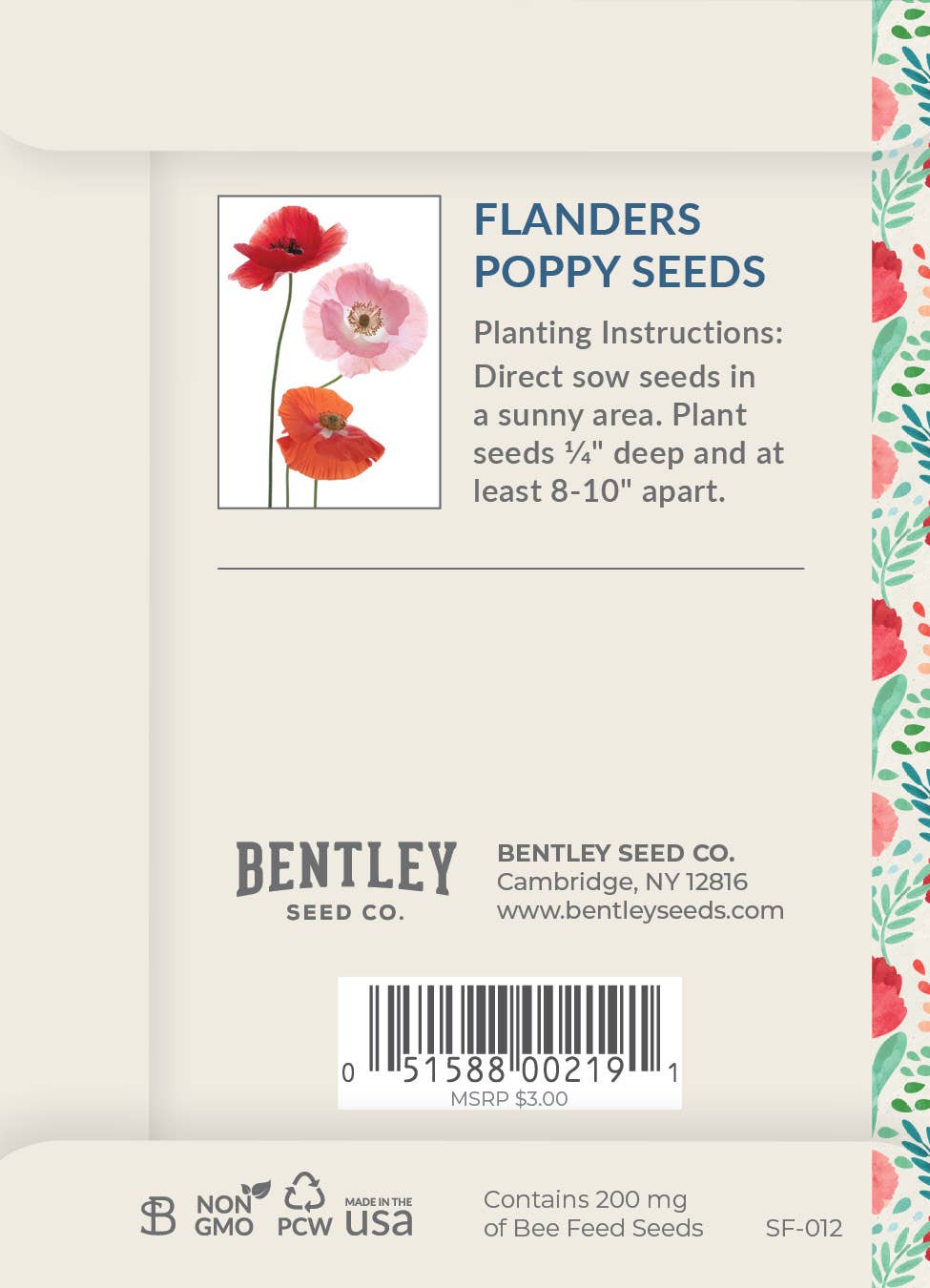 Mr. and Mrs. Wedding - Poppy Seed Packets
