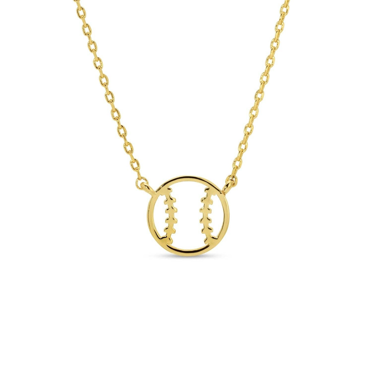 Game Day Minimalist Baseball / Softball Sports Necklace