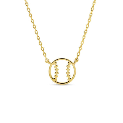 Game Day Minimalist Baseball / Softball Sports Necklace