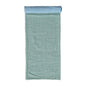 Woven Cotton Two-Sided Striped Table Runner, Blue, Green & Natural