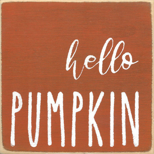 5X5-409 Hello Pumpkin