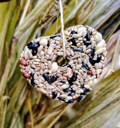 Heart Birdseed Ornament (Chickadee Snack)