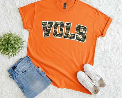 Camo VOLS Orange Gildan Unisex Tee
