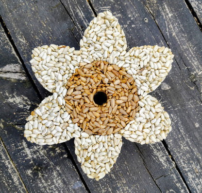 Stackable Birdseed Flower Patty