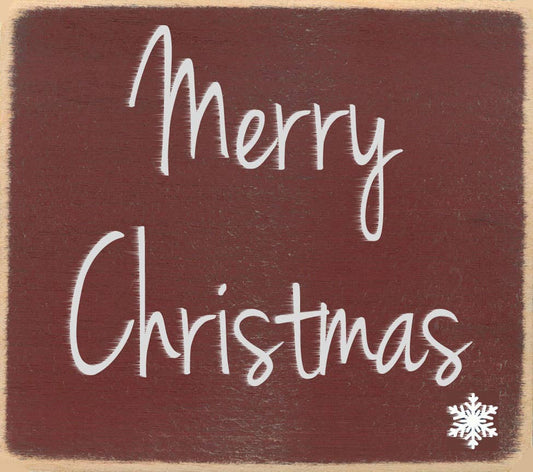 3x3-325 Merry Christmas