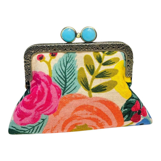 Kiki & Syds ON THE GO Credit Card Clutch - Joliet Rose Cream